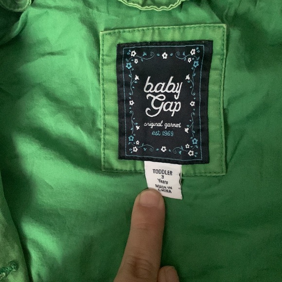 Green BabyGap Jacket - Picture 2 of 6